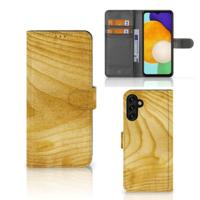 Samsung Galaxy A04s | Samsung Galaxy A13 5G | Book Style Case | Licht Hout - thumbnail