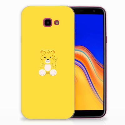 Samsung Galaxy J4 Plus (2018) Telefoonhoesje met Naam Baby Leopard Samsung Galaxy J4 Plus (2018) Telefoonhoesje met Naam Baby Leopard