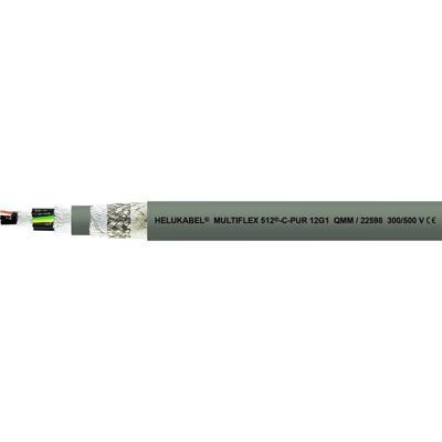 Helukabel 22605-1000 Geleiderkettingkabel M-FLEX 512-C 3 G 1.5 mm² Grijs 1000 m