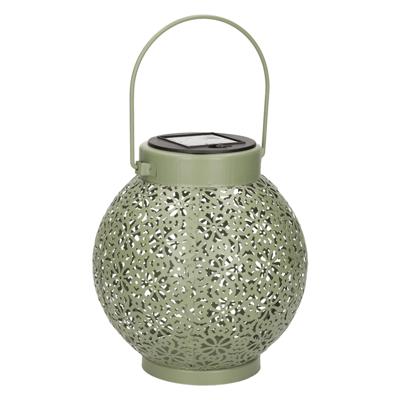 Solar lantaarn metaal sage groen I Anna's Collection - Annas collection