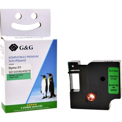 G&G Labeltape Tekstkleur: Zwart