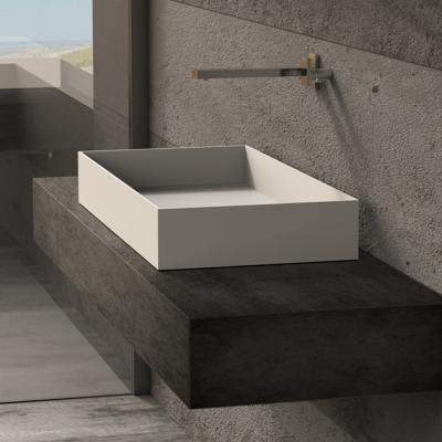 Opbouw Waskom Ideavit Solidjoy 75x37,5x11 cm Solid Surface Mat Wit Ideavit Opbouw Waskom Ideavit Solidjoy 75x37,5x11 cm Solid Surface Mat Wit Ideavit