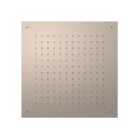 Hoofddouche Tres Plafond 50x50 cm Vierkant Patroon Staal Tres - thumbnail