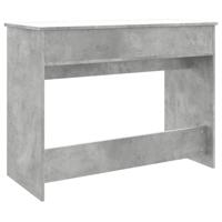 Kaptafel met spiegel 100x45x76 cm betongrijs - thumbnail