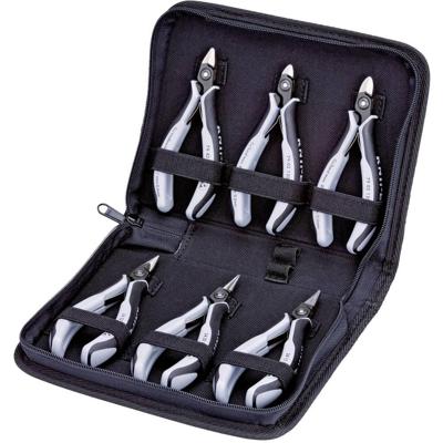 Knipex Elektronica tangen set in etui 6-delig E - 002016PESD Knipex Elektronica tangen set in etui 6-delig E - 002016PESD