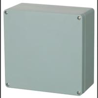 Fibox P 252612 7094370 Universele behuizing 250 x 255 x 120 Polyester Zilver-grijs (RAL 7001) 1 stuk(s) - thumbnail