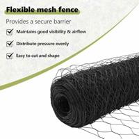 VidaXL Afrasteringspaal grijs 25 x 0,5 m (50 mm gaas) staal - thumbnail