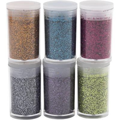 Creativ Company Bio sparkles, diverse kleuren, 6x7 ml/ 1 doos Creativ Company Bio sparkles, diverse kleuren, 6x7 ml/ 1 doos