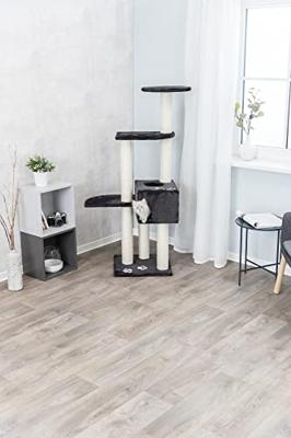 TRIXIE KRABPAAL ALICANTE ANTRACIET 45X45X142 CM