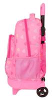 Schoolrugzak met Wielen Benetton Heart Roze 33 x 45 x 22 cm - thumbnail