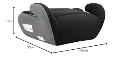 Autostoelverhoger Sparco F100Ki R129 Zwart Grijs ECE R129