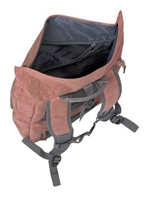 Basics Rollup Backpack Rose/Grey