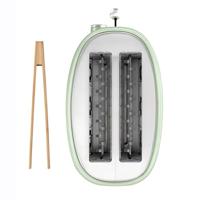 Vintage broodrooster voor 2 sneetjes - SWEISS - GRS7 - 850 W - Verstelbare thermostaat - Groen - thumbnail