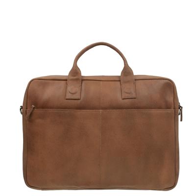 DSTRCT Laptoptas Fletcher Street 17"-Cognac
