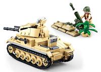 Sluban WWII - German light tank (M38-B0691) - thumbnail