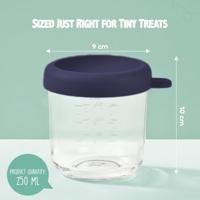 Set van 4 glazen maaltijdporties - BEABA - Sunrise Colour mix - 250 ml - thumbnail