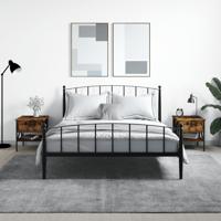 Nachtkastjes 2 st 40x42x45 cm bewerkt hout gerookt eikenkleurig - thumbnail