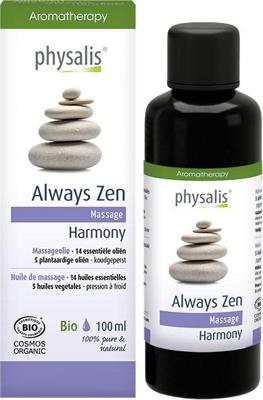 Physalis Massageolie always zen 100 Milliliter Physalis Massageolie always zen 100 Milliliter
