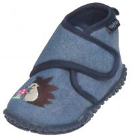Playshoes pantoffels Egel Jeansblauw-22-23 - thumbnail