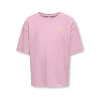 Kids ONLY zomer t-shirt S/S meisjes - loose fit - roze - Koghelen - thumbnail