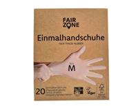 Fairzone Latex wegwerphandschoenen - maat m - 20 st - thumbnail