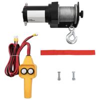 Elektrische lier 12V 907 kg met afstandsbediening - thumbnail
