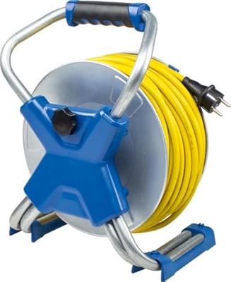 AS Schwabe 22733 Kabelhaspel 50.00 m Geel Randaarde stekker