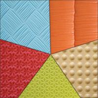 Schuimtegels Touch - Uni - LUDI meerkleurig - thumbnail