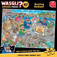 Jumbo Wasgij original 47 legpuzzel - de boot in! - 1000st. - thumbnail