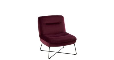 J-Line Fauteuil Frame Burgundy 65x72x77,5 J-Line Fauteuil Frame Burgundy 65x72x77,5
