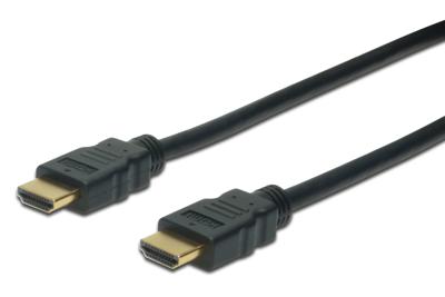 Digitus AK-330107-010-S HDMI-kabel HDMI Aansluitkabel HDMI-A-stekker, HDMI-A-stekker 1.00 m Zwart 4K UHD, Audio Return Channel (ARC), Vergulde steekcontacten Digitus AK-330107-010-S HDMI-kabel HDMI Aansluitkabel HDMI-A-stekker, HDMI-A-stekker 1.00 m Zwart 4K UHD, Audio Return Channel (ARC), Vergulde steekcontacten