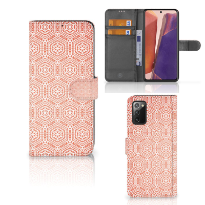 Samsung Galaxy Note 20 | Telefoon Hoesje | Pattern Orange