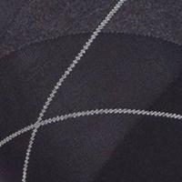 Work Less Zwangerschapspanty Positiepanty Zwart met Grijze Ruit - thumbnail