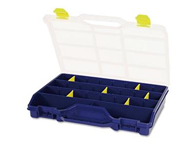 Opbergbox Tayg Assorti Box Blauw 45-26 losse scheidingsschotjes maximaal 26 vakken
