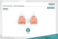 Digitus DK-1617-020/WH RJ45 Netwerkkabel, patchkabel CAT 6 U/UTP 2.00 m Wit Halogeenvrij 1 stuk(s) - thumbnail