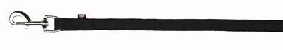 TRIXIE HONDENRIEM SLEEPLIJN SINGELBAND ZWART 20MM X 15 MTR