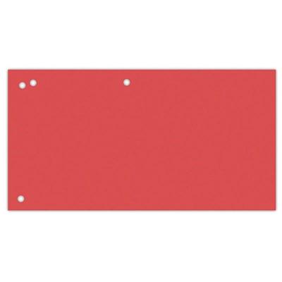 OFFICE products verdeelstroken, 240 x 105 mm, pak van 100 stuks, rood