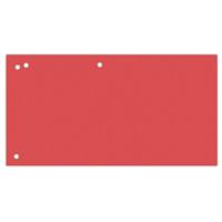 OFFICE products verdeelstroken, 240 x 105 mm, pak van 100 stuks, rood - thumbnail