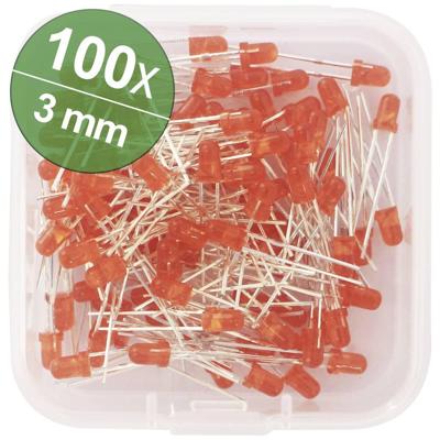 Quadrios LED-assortiment Rood 3 mm 20 mA 2.0 V Quadrios LED-assortiment Rood 3 mm 20 mA 2.0 V