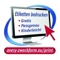 Avery-Zweckform L4732REV-10 Universele etiketten 35.6 x 16.9 mm Papier Wit 800 stuk(s) Weer verwijderbaar Inkjet, Laser (zwart/wit), Laser (kleur), Kopiëren - thumbnail