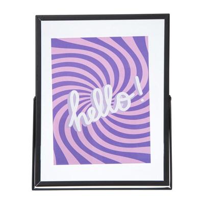 Fotolijst staand - zwart - 18x23 cm