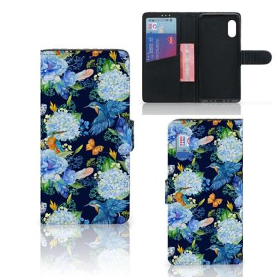 Telefoonhoesje | Met pasjeshouder | voor Samsung Xcover Pro IJsvogel