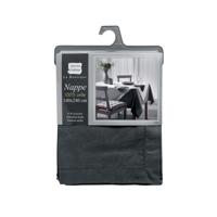 Wicotex tafelkleed Charline antraciet 140x240cm - thumbnail