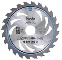 kwb LER-PO 100KA-FI 585554 Hardmetaal-cirkelzaagblad 173 x 30 x 1.2 mm Aantal tanden: 24 1 stuk(s) - thumbnail