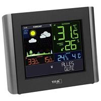TFA Dostmann VIEW METEO 35.8000.01 WiFi-weerstation Verwachting voor 12 uur Aantal sensoren max.: 1 - thumbnail