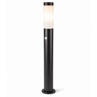 Dally LED Sokkellamp Zwart L - Bewegingssensor - Schemerschakelaar - E27 fitting - IP44 Waterdicht - 110 cm - padverlichting - Staande buitenlamp - thumbnail