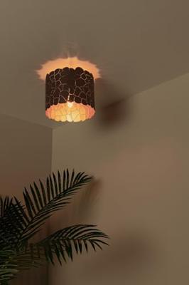 Lucide ALMELO - Plafonnière - Ø 25,5 cm - 1xE27 - Zwart