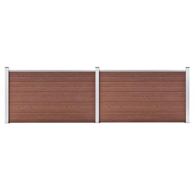 Schutting 353x106 cm HKC bruin