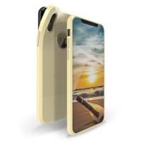 Apple iPhone X | Xs | TPU Hoesje | Geborsteld Goud - thumbnail