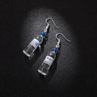 Gepersonaliseerde mineraal water flessen Earring schattig eenvoudige en elegante Earring (blauw) - thumbnail